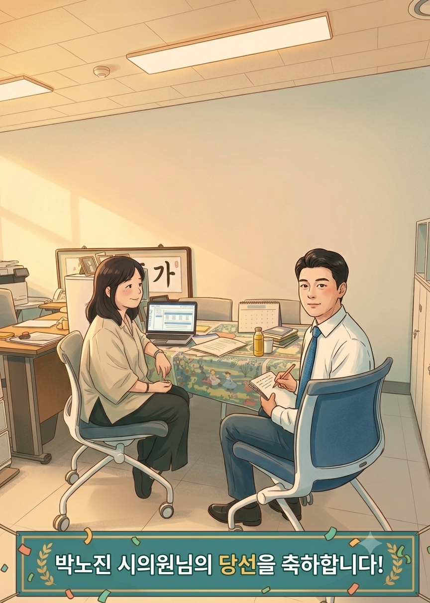 [지방선거 당선] 사회복지학과 26학 박노진 학우, 지방선거 시의원 당선!