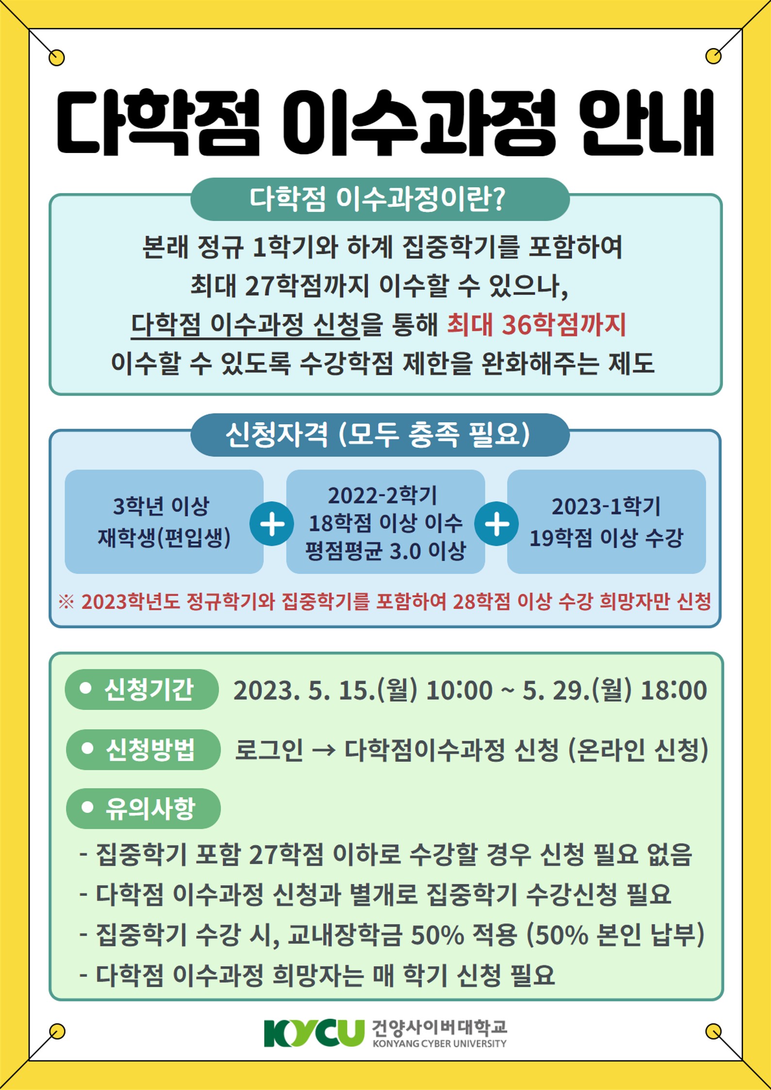 붙임 다학점 이수과정 안내 자료_1