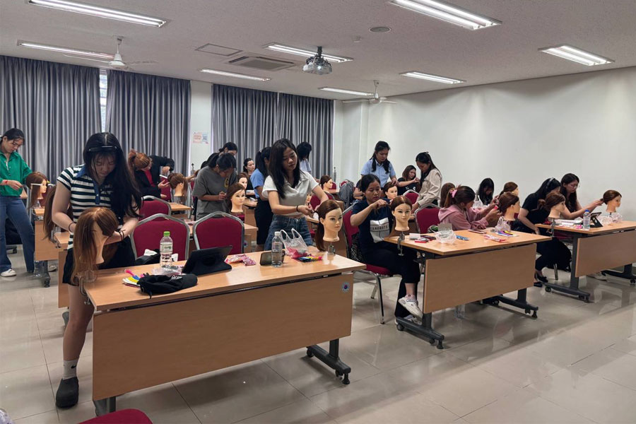 건양사이버대, 캄보디아 대학서 아세안 'K-뷰티' 교육과정 운영