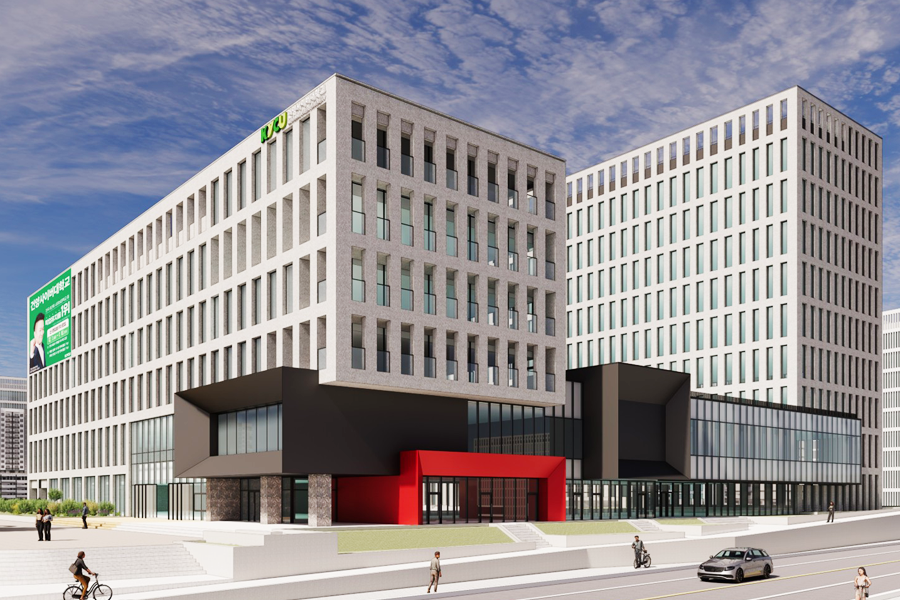 건양사이버대학교 신축교사 사선 조감도