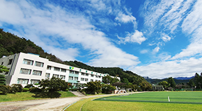 건양대학교 병설 건양고등학교 홈페이지, 새창열림